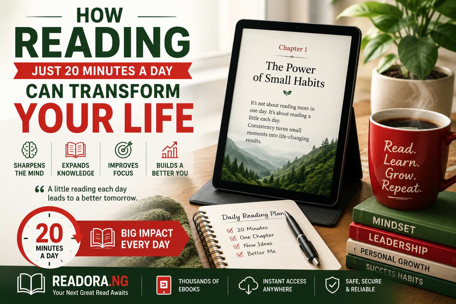 How Reading Just 20 Minutes a Day Can Transform Your Life